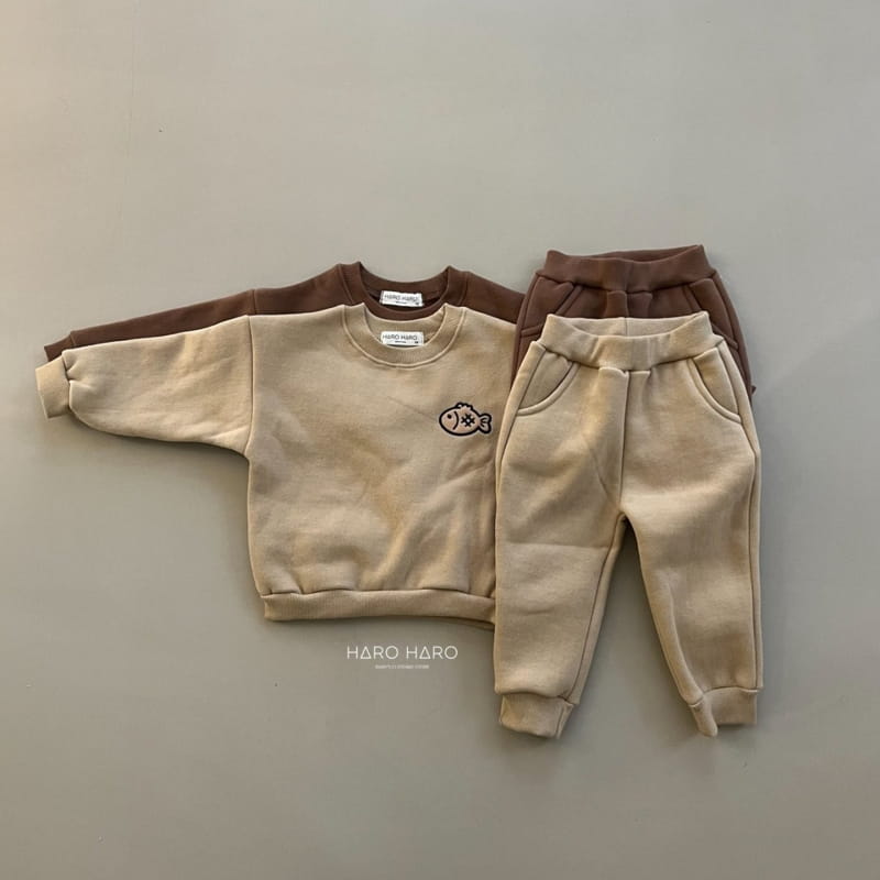 HARO HARO - Korean Children Fashion - #Kfashion4kids - Crap Bread Top Bottom Set - 8