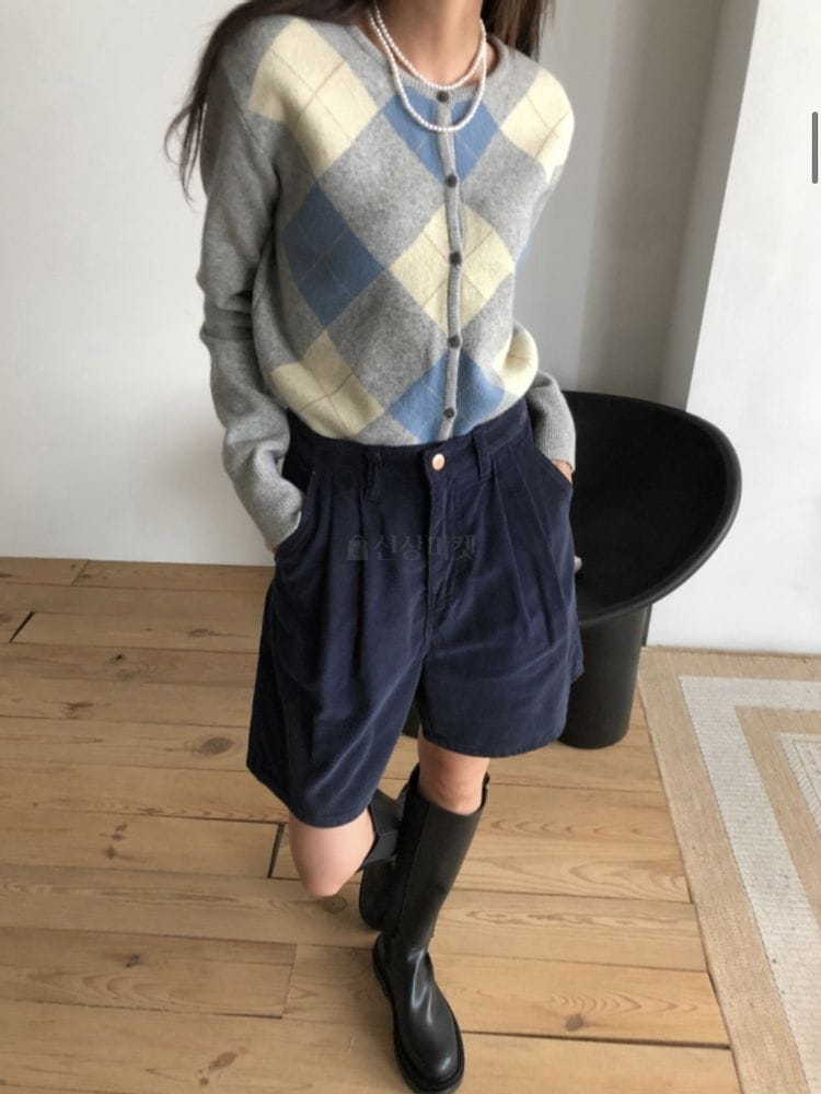 HAVE - Korean Children Fashion - #Kfashion4kids - Argyle Cardigan - 2