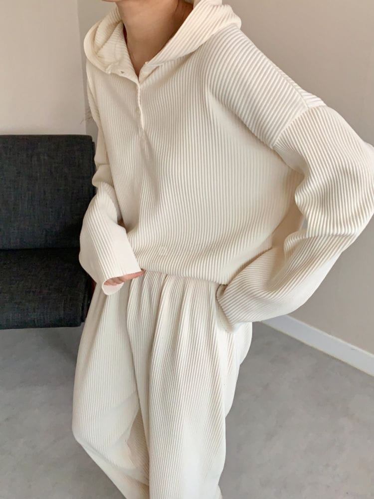 HAVE - Korean Children Fashion - #Kfashion4kids - Pleats Hoody - 3