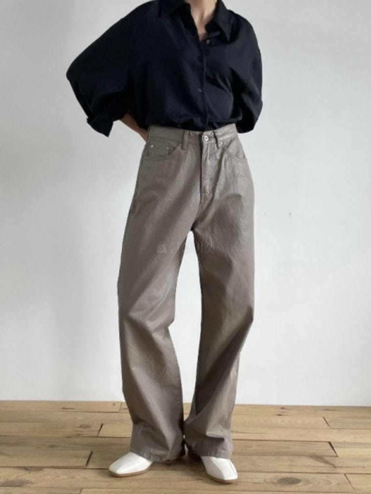 HAVE - Korean Children Fashion - #Kfashion4kids - Coating Pants - 10