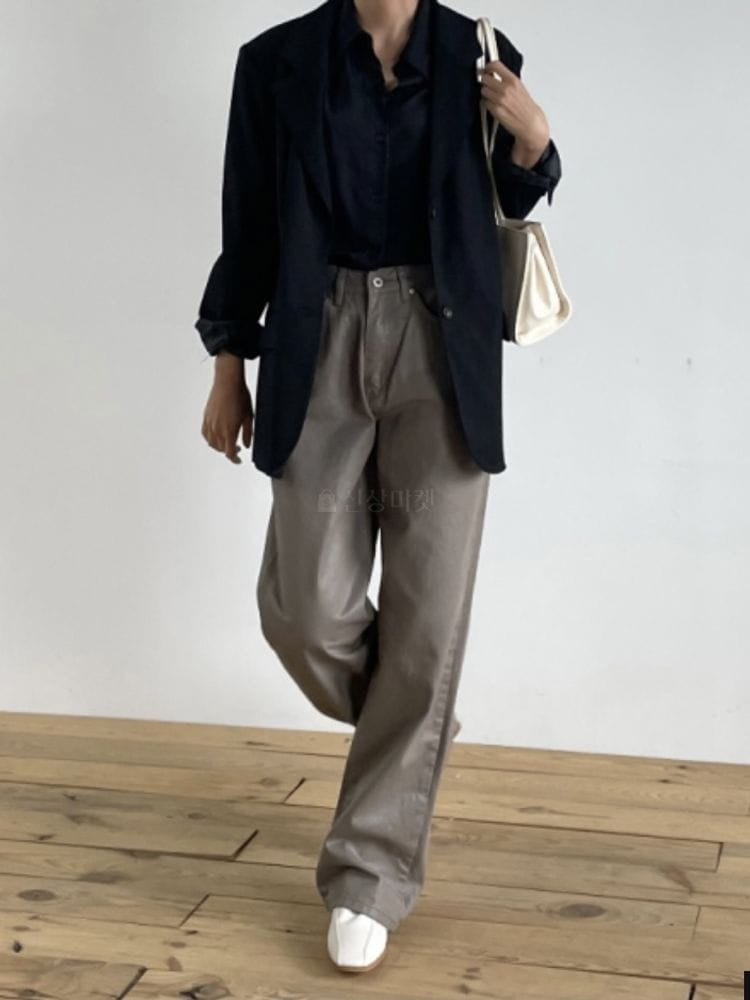 HAVE - Korean Children Fashion - #Kfashion4kids - Coating Pants - 12