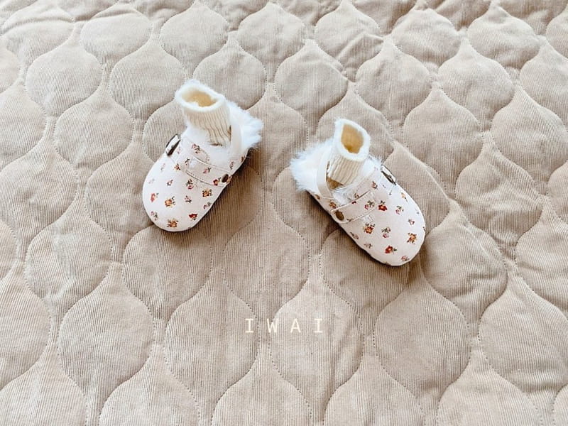 IWAI - Korean Children Fashion - #Kfashion4kids - IW929 Liberty Fleece Sandals - 6