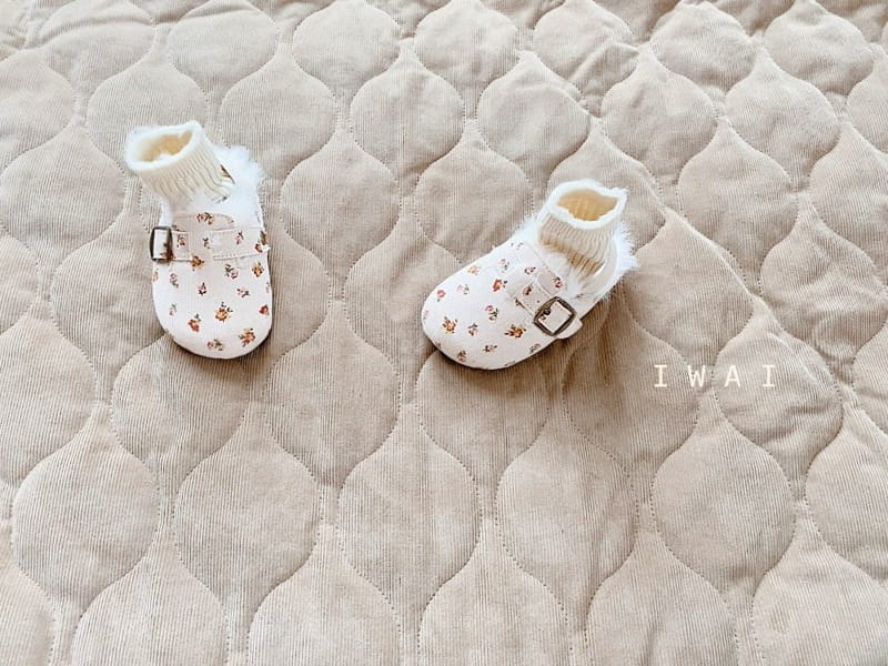 IWAI - Korean Children Fashion - #Kfashion4kids - IW929 Liberty Fleece Sandals - 8