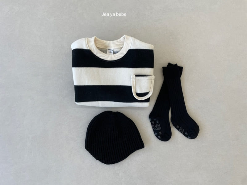JEAYA & MYMI - Korean Children Fashion - #Kfashion4kids - Stripes Pocket Bodysuit - 5