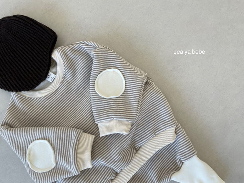 JEAYA & MYMI - Korean Children Fashion - #Kfashion4kids - Stripes Bbang Top Bottom Set - 3