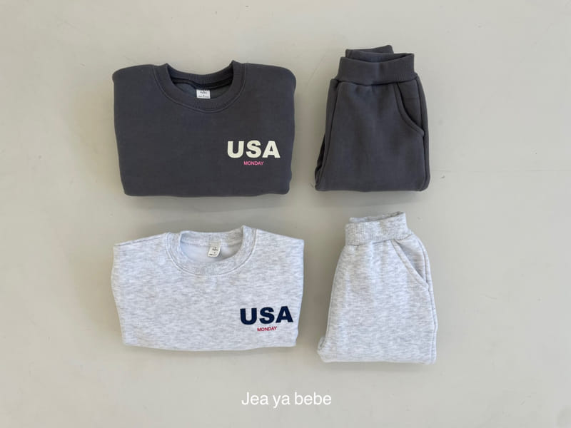 JEAYA & MYMI - Korean Children Fashion - #Kfashion4kids - USA Top Bottom Set