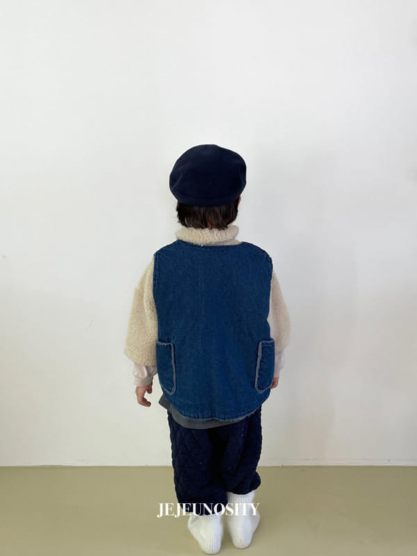 JEJEUNOSITY - Korean Children Fashion - #Kfashion4kids - Camp Denim Vest - 12