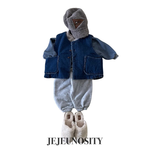 JEJEUNOSITY - Korean Children Fashion - #Kfashion4kids - Camp Denim Vest - 2