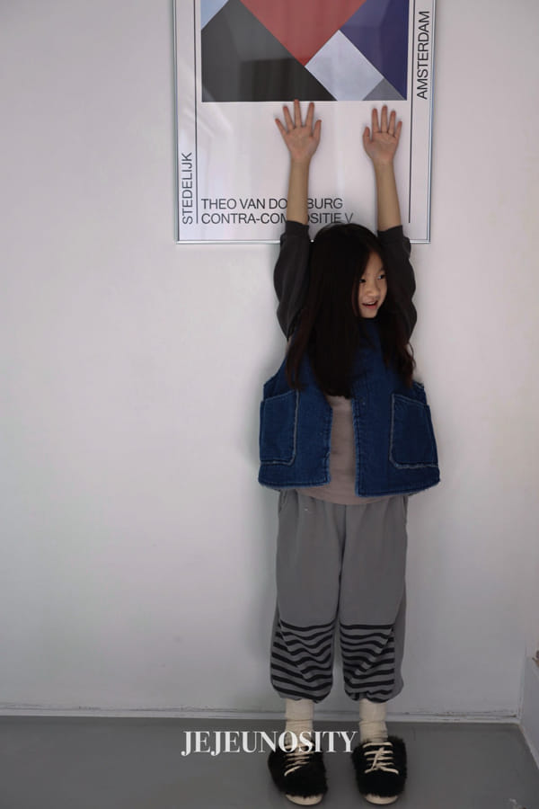 JEJEUNOSITY - Korean Children Fashion - #Kfashion4kids - Camp Denim Vest - 4
