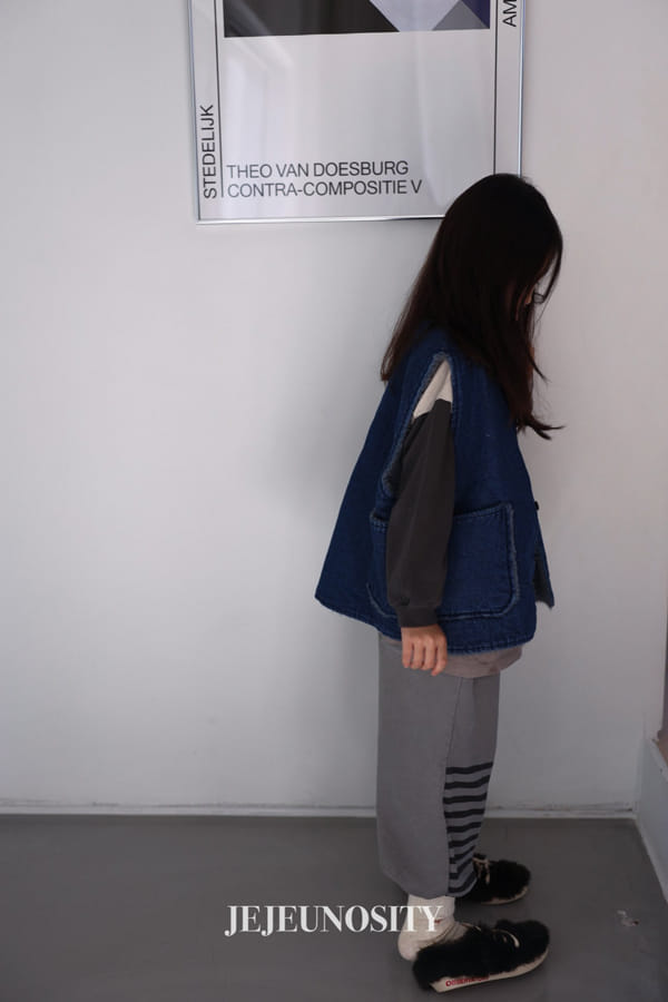 JEJEUNOSITY - Korean Children Fashion - #Kfashion4kids - Camp Denim Vest - 5