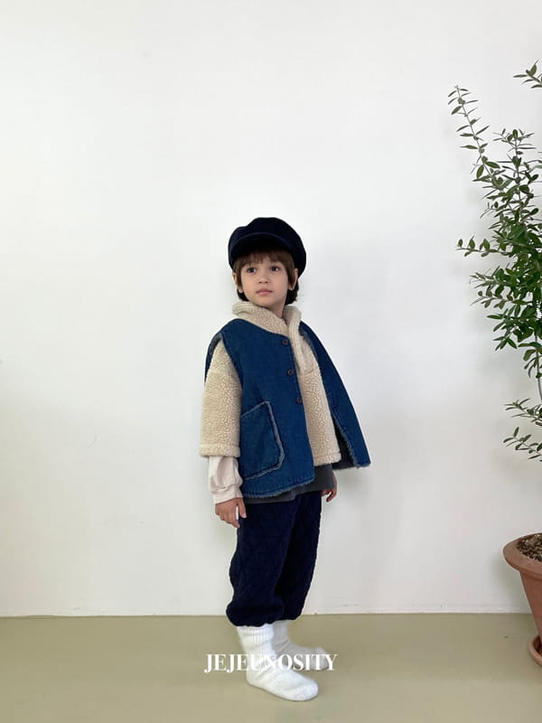 JEJEUNOSITY - Korean Children Fashion - #Kfashion4kids - Camp Denim Vest - 8