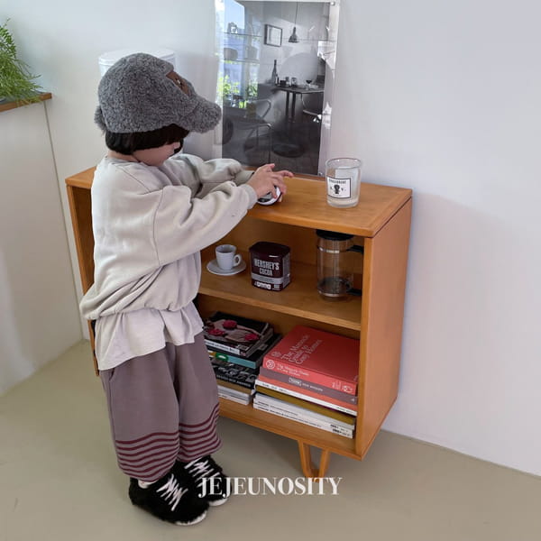 JEJEUNOSITY - Korean Children Fashion - #Kfashion4kids - Half Stripes Jogger Pants - 10