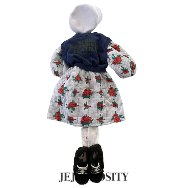 JEJEUNOSITY - Korean Children Fashion - #Kfashion4kids - Rose Warm One-piece - 3