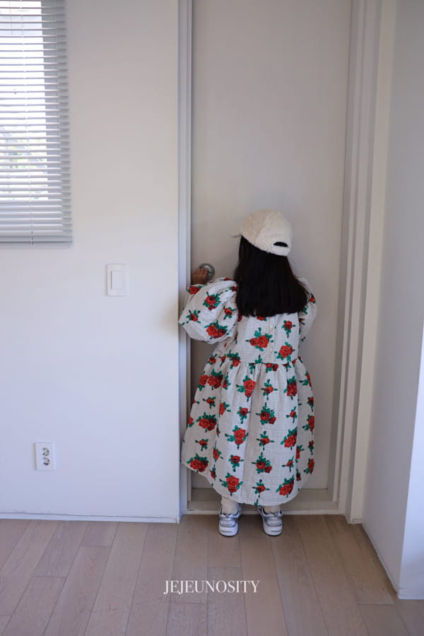 JEJEUNOSITY - Korean Children Fashion - #Kfashion4kids - Rose Warm One-piece - 5