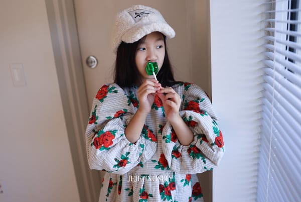 JEJEUNOSITY - Korean Children Fashion - #Kfashion4kids - Rose Warm One-piece - 7