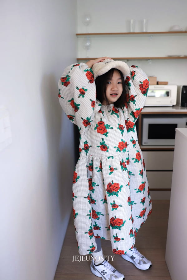 JEJEUNOSITY - Korean Children Fashion - #Kfashion4kids - Rose Warm One-piece - 8