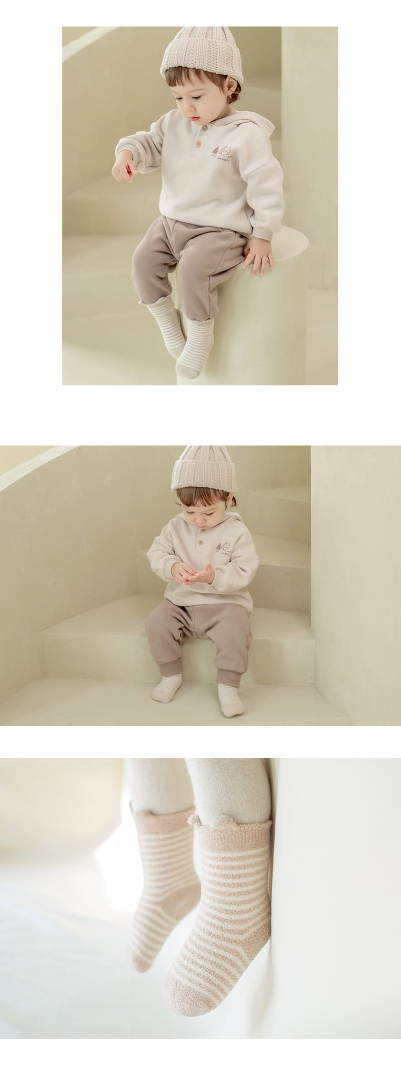 KIDS CLARA - Korean Children Fashion - #Kfashion4kids - Fully Winter Socks 3set [set of 5] - 6