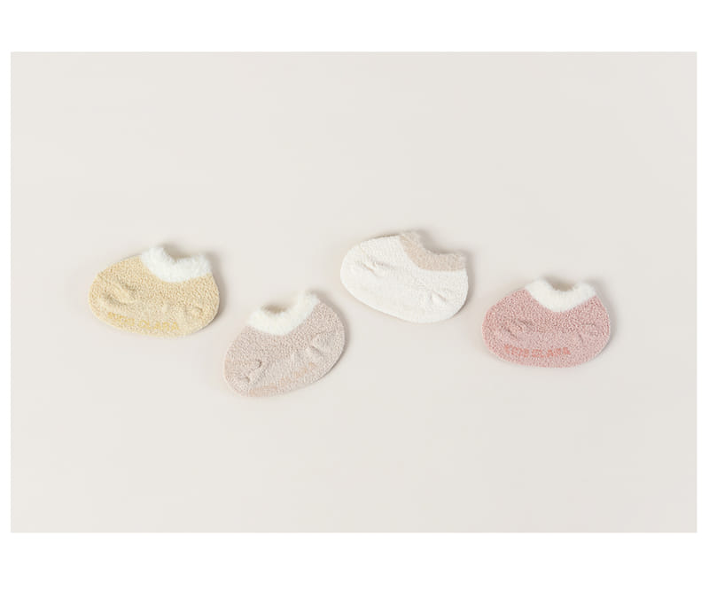 KIDS CLARA - Korean Children Fashion - #Kfashion4kids - Muhly Winter Baby Boat Socks 2set [set of 5] - 5