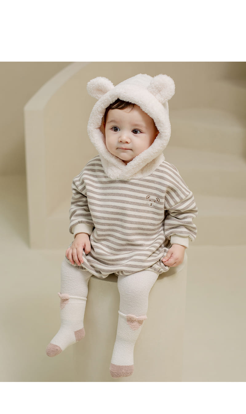 KIDS CLARA - Korean Children Fashion - #Kfashion4kids - Greta Winter Baby Leggings Socks Set [set of 5]