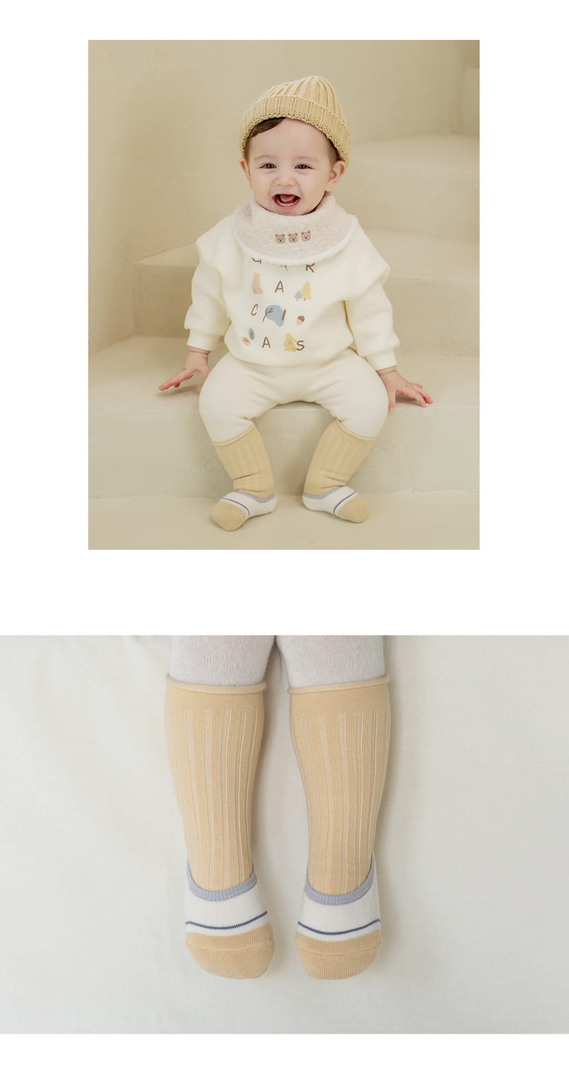 KIDS CLARA - Korean Children Fashion - #Kfashion4kids - Greddy Baby Low Cut Knee Socks Boat Socks Set [set of 5] - 4