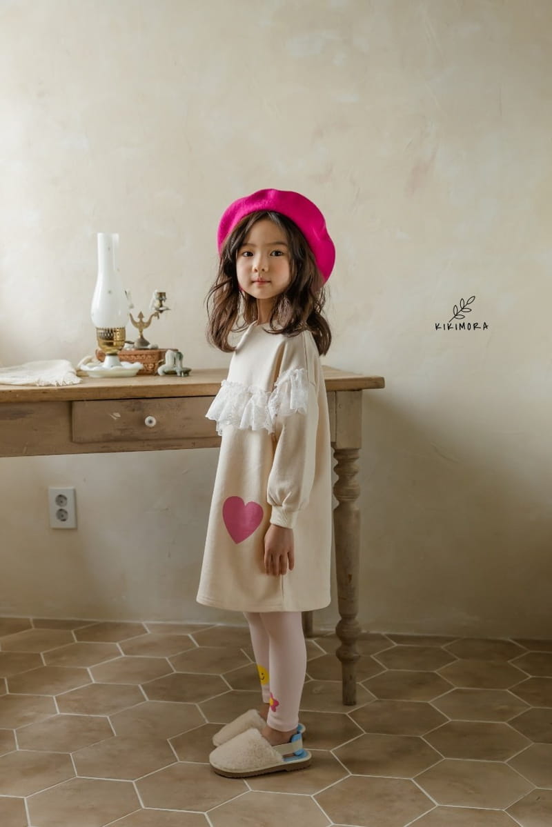 KIKIMORA - Korean Children Fashion - #Kfashion4kids - Heart Lace One-piece - 5