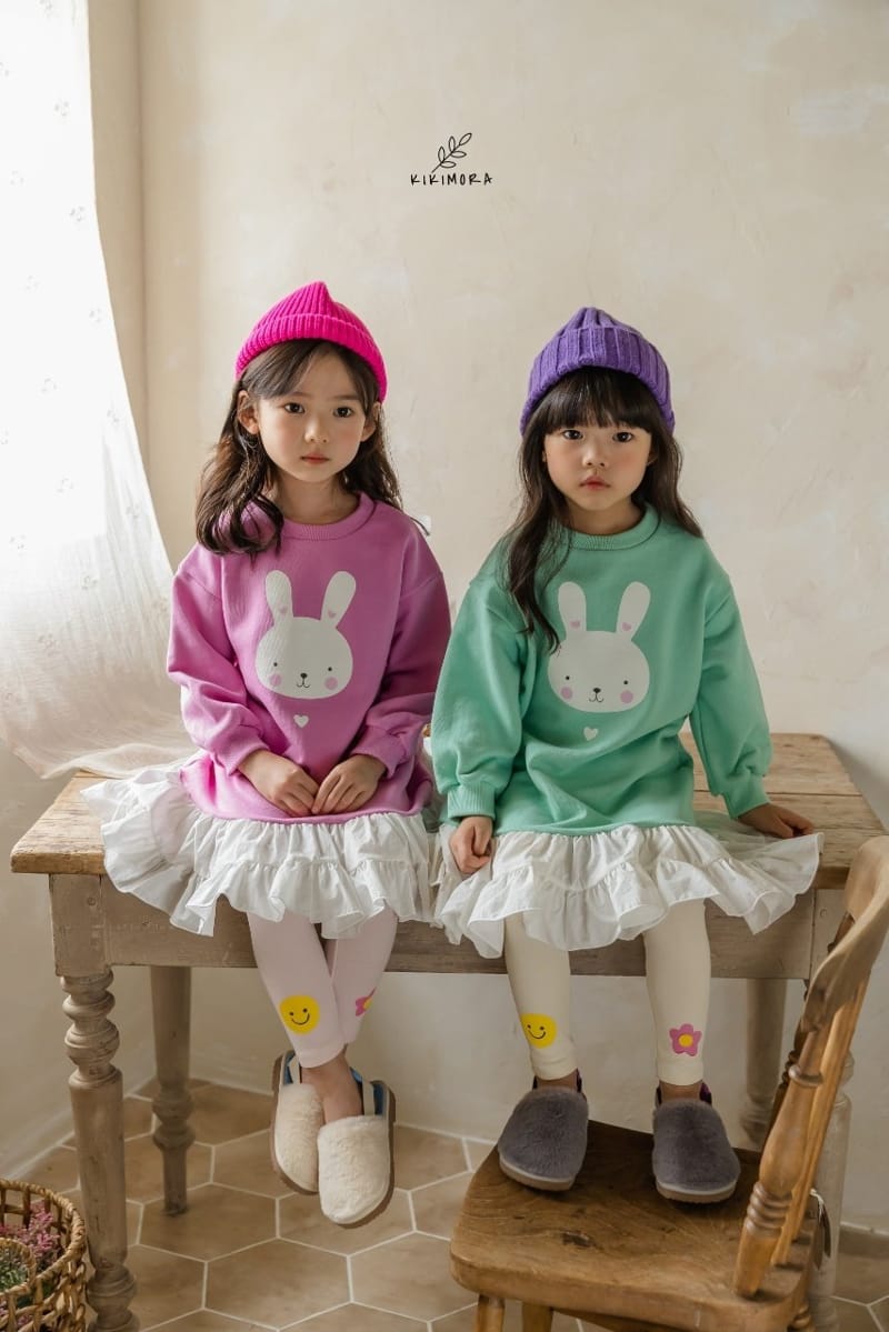 KIKIMORA - Korean Children Fashion - #Kfashion4kids - Shirring Rabbit One-piece - 2