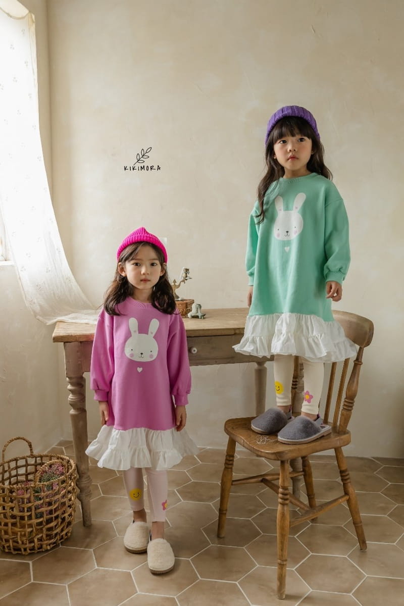 KIKIMORA - Korean Children Fashion - #Kfashion4kids - Shirring Rabbit One-piece - 3