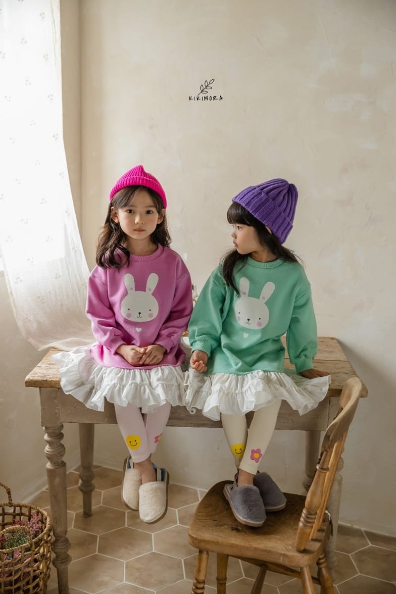 KIKIMORA - Korean Children Fashion - #Kfashion4kids - Shirring Rabbit One-piece - 5