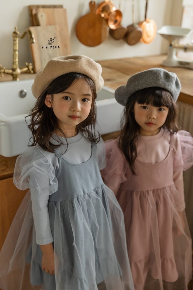 KIKIMORA - Korean Children Fashion - #Kfashion4kids - Puff Sleeves Sha Tee - 2