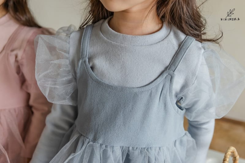 KIKIMORA - Korean Children Fashion - #Kfashion4kids - Puff Sleeves Sha Tee - 4