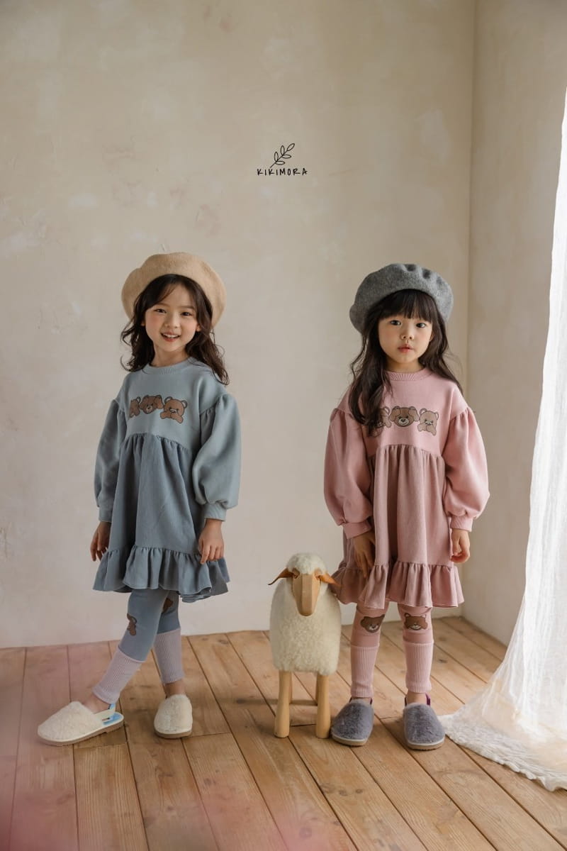 KIKIMORA - Korean Children Fashion - #Kfashion4kids - Ggaggong Bear Leggings - 3