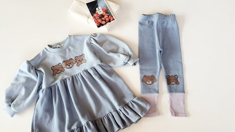 KIKIMORA - Korean Children Fashion - #Kfashion4kids - Ggaggong Bear Leggings - 7