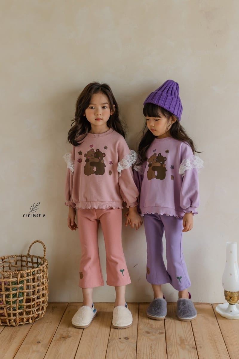 KIKIMORA - Korean Children Fashion - #Kfashion4kids - Bear Bootcuts Pants - 2