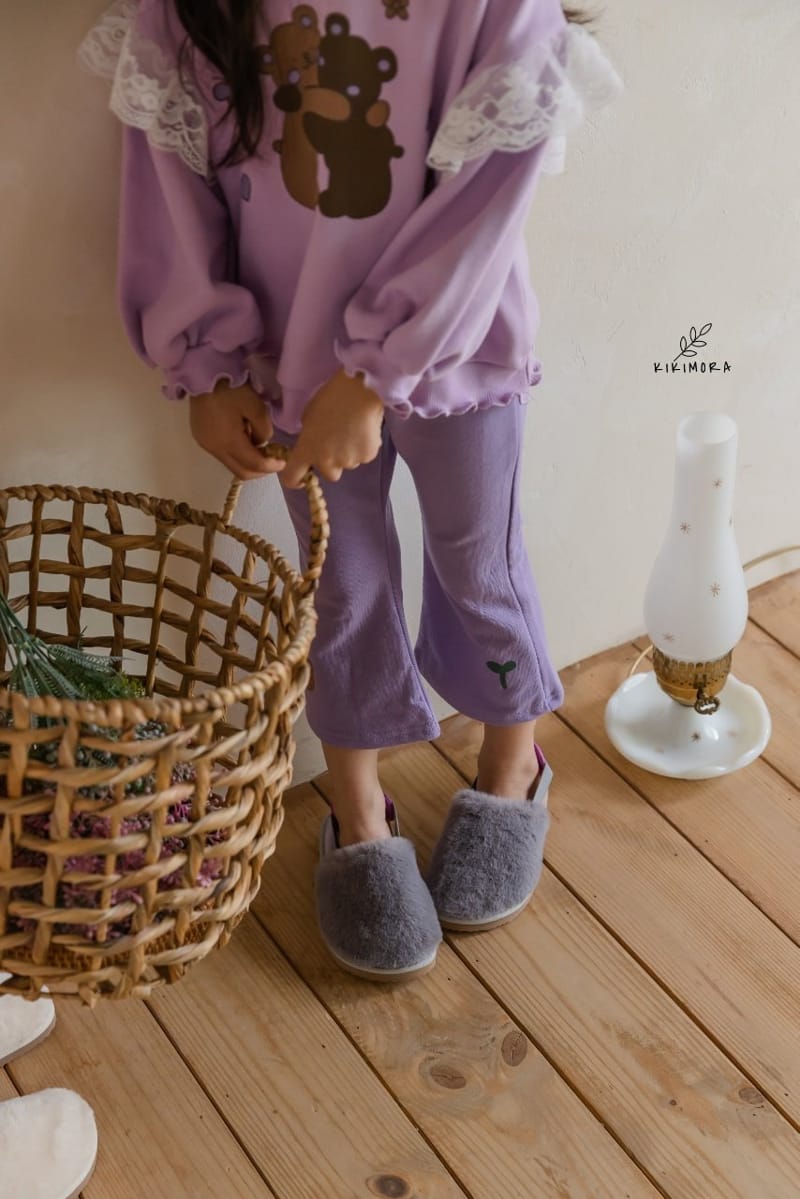 KIKIMORA - Korean Children Fashion - #Kfashion4kids - Bear Bootcuts Pants - 3