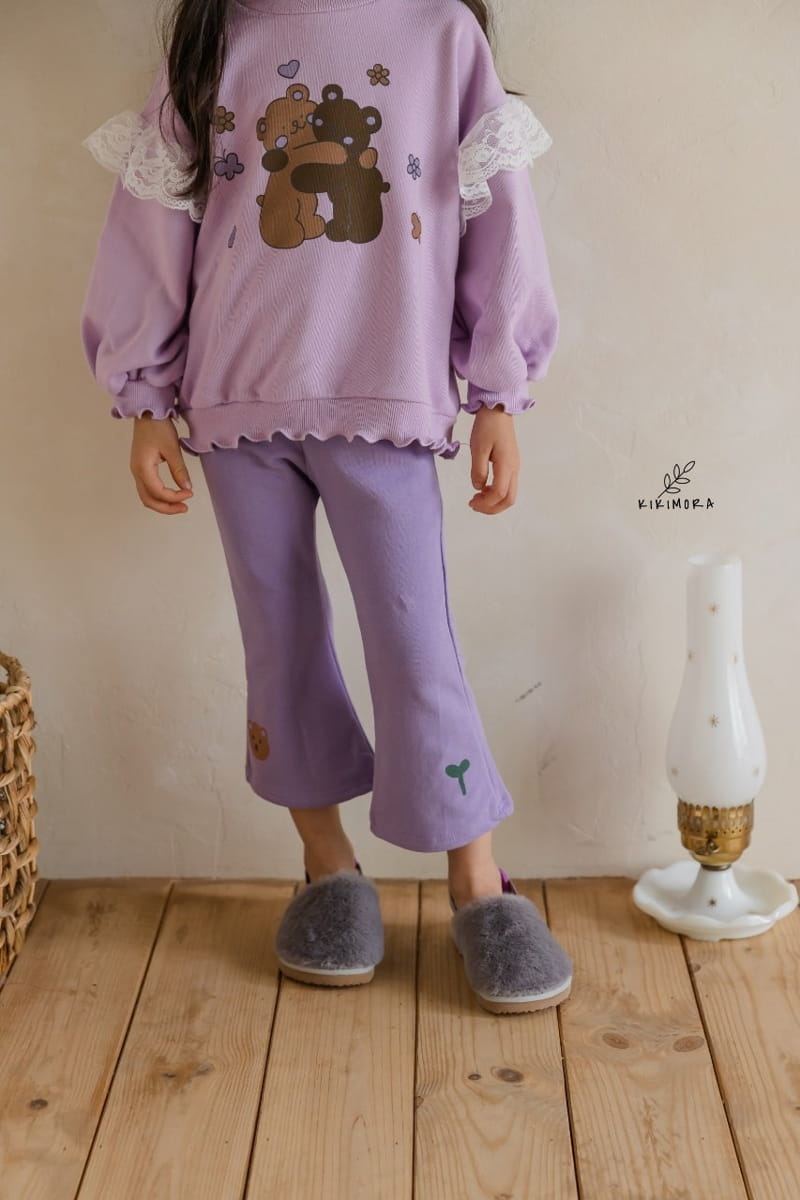 KIKIMORA - Korean Children Fashion - #Kfashion4kids - Bear Bootcuts Pants - 4