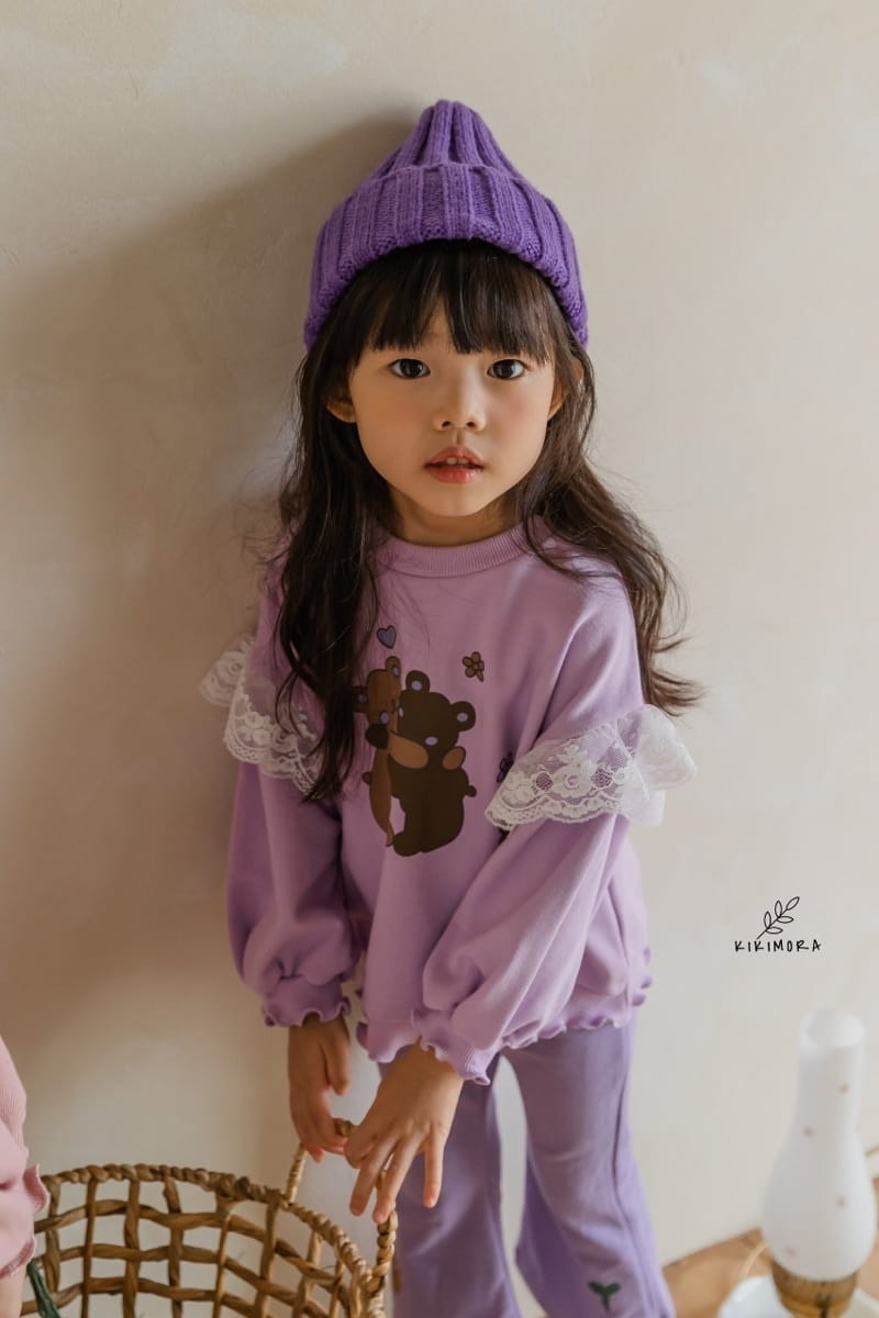 KIKIMORA - Korean Children Fashion - #Kfashion4kids - Hug Bear Sweatshirt - 3