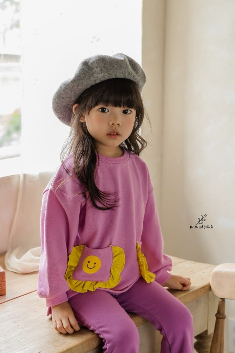 KIKIMORA - Korean Children Fashion - #Kfashion4kids - Smile Pocket Tee - 4