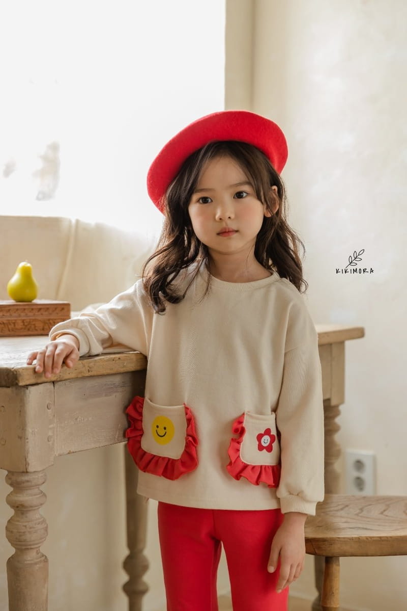 KIKIMORA - Korean Children Fashion - #Kfashion4kids - Smile Pocket Tee - 5