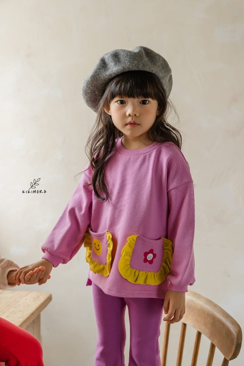 KIKIMORA - Korean Children Fashion - #Kfashion4kids - Smile Pocket Tee - 6