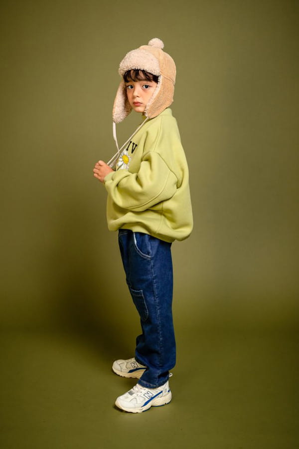 KOKOYARN - Korean Children Fashion - #Kfashion4kids - Pocket Point Denim Baggy Pants - 3