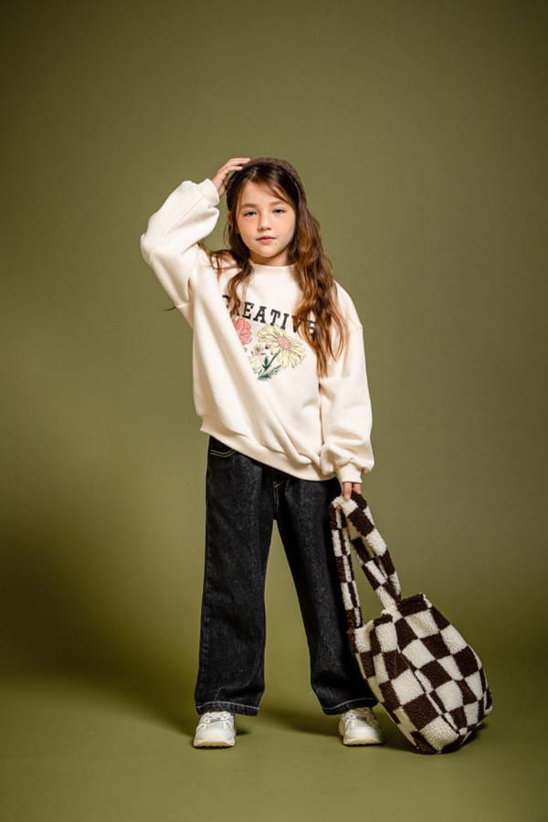 KOKOYARN - Korean Children Fashion - #Kfashion4kids - Black Denim Wide Pants - 5
