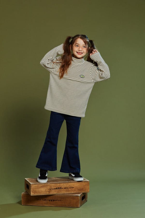 KOKOYARN - Korean Children Fashion - #Kfashion4kids - Wide Denim Bootscut  - 6