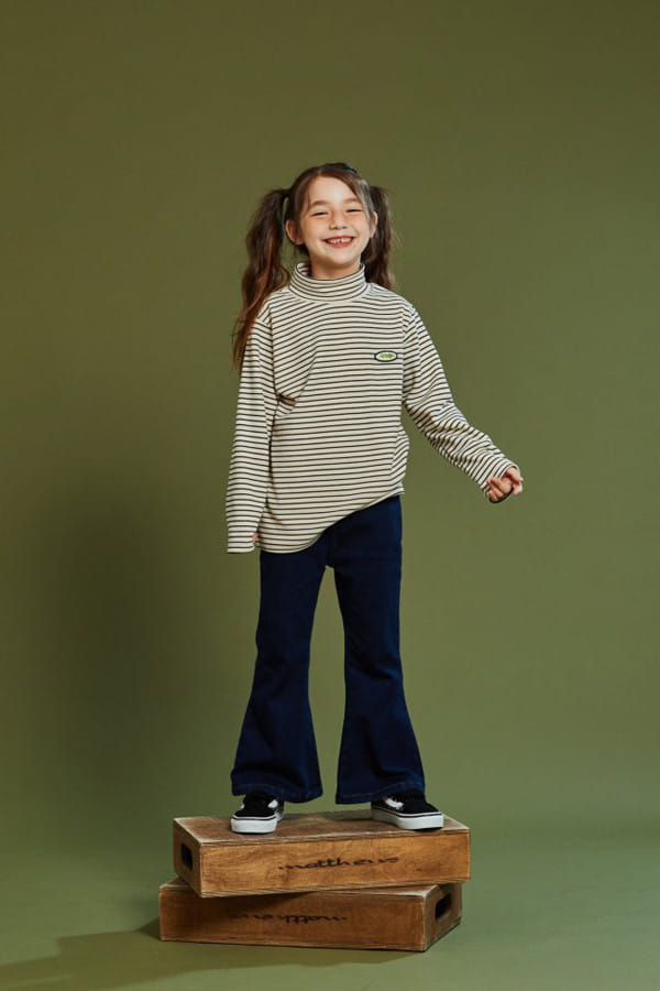 KOKOYARN - Korean Children Fashion - #Kfashion4kids - Wide Denim Bootscut  - 7