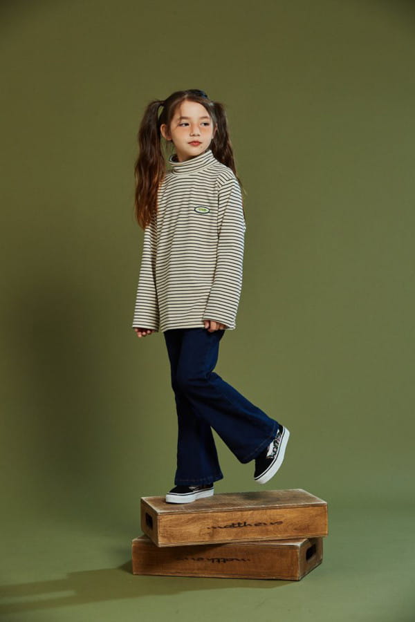 KOKOYARN - Korean Children Fashion - #Kfashion4kids - Wide Denim Bootscut  - 8