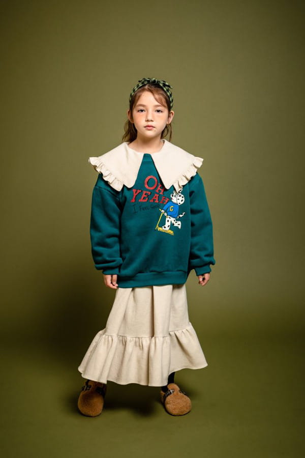 KOKOYARN - Korean Children Fashion - #Kfashion4kids - Collar Long One-piece - 12