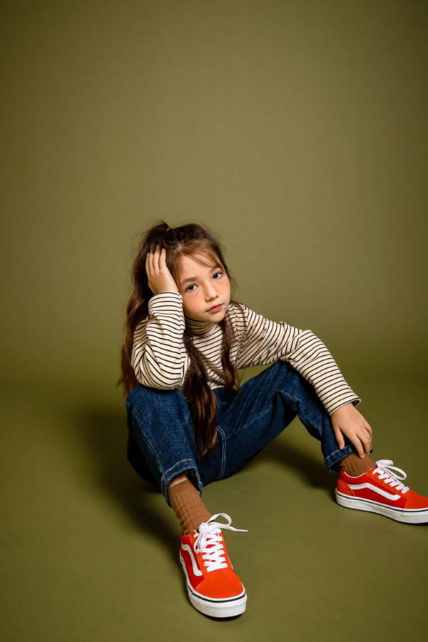 KOKOYARN - Korean Children Fashion - #Kfashion4kids - Stripes Turtleneck Tee - 5