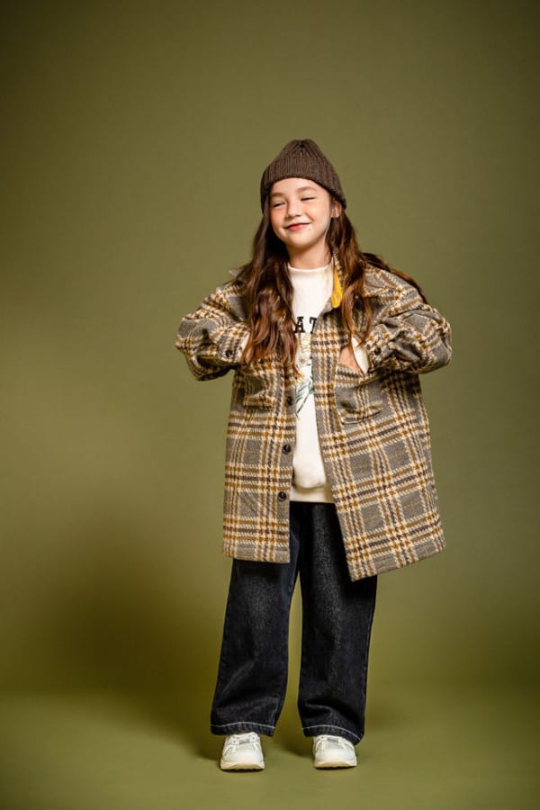 KOKOYARN - Korean Children Fashion - #Kfashion4kids - Square Check Shirt Outer - 7