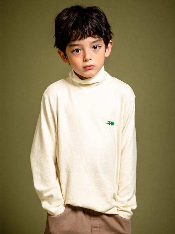 KOKOYARN - Korean Children Fashion - #Kfashion4kids - Basic Turtleneck Tee