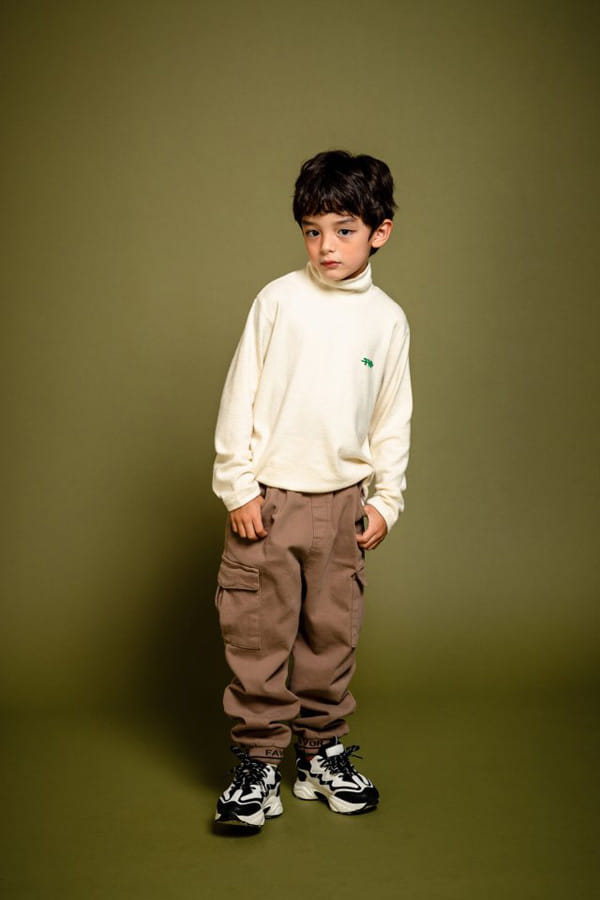 KOKOYARN - Korean Children Fashion - #Kfashion4kids - Basic Turtleneck Tee - 12