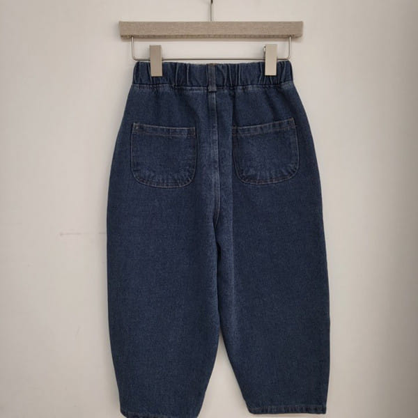 KOKOYARN - Korean Children Fashion - #Kfashion4kids - Fleece Denim Out Pocket Wide Pants - 11